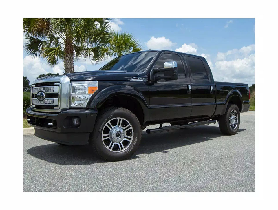 Ionic 5" Black Nerf Bars Fit 2009-2014 Ford F150 SuperCrew - Image 3 of 4