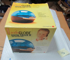 Olympia Infoglobe Digital LED Caller ID  Real-Time Clock OPEN BOX