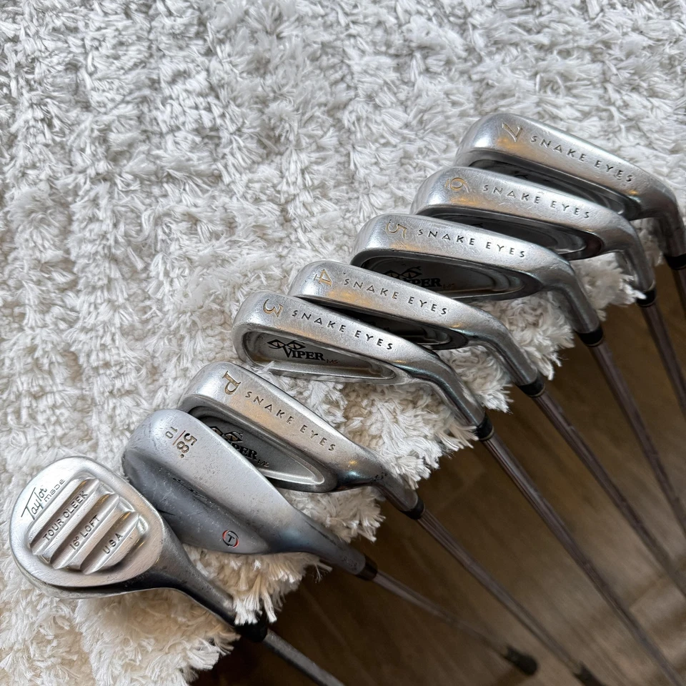 Snake Eyes Viper MS Irons Set 3-7 & P + Nike SV Wedge + Taylor Made Tour Creek - Image 3 of 4
