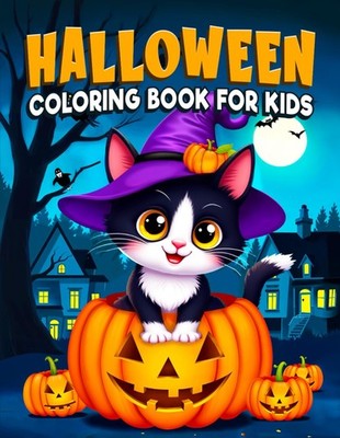 Halloween Coloring Book For Kids: Super Cute Halloween Coloring Pages Adorable C