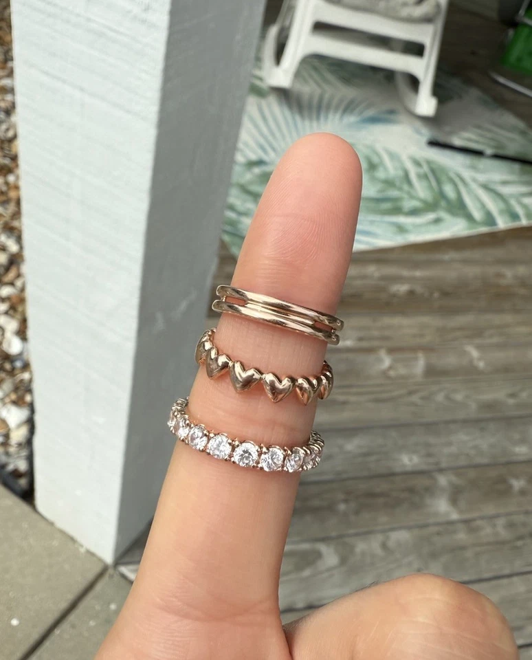 Juego de anillos Pandora Joyería Oro Rosa (tallas 4,5, 5 y 7) Foto 3 de 4