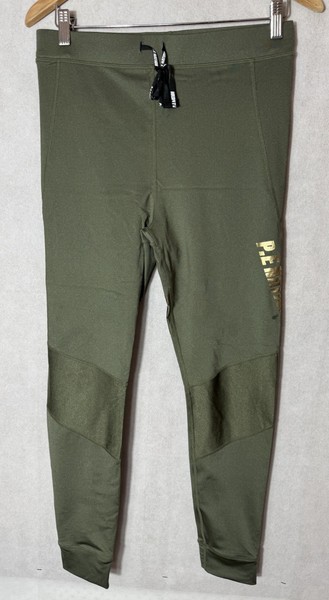 Ladies XL P.E NATION Leggings Full Length, Khaki Green. Active, Yoga