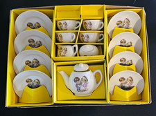 Vintage Toy China Tea Set Child Play Little Girl Made In Japan 17pcs