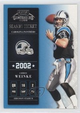 2002 Playoff Contenders Chris Weinke #78 0f0