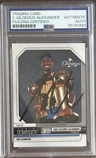 Shai Gilgeous-Alexander 2024-25 Panini Instant Signed Auto Finals /2150 PSA Card