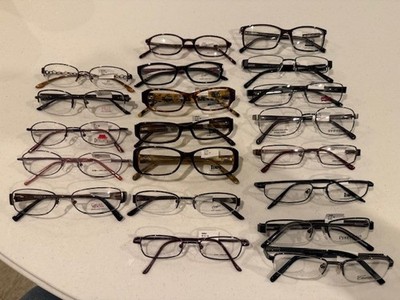 Optical Frames Lot Of 100** Various styles--5 of each style