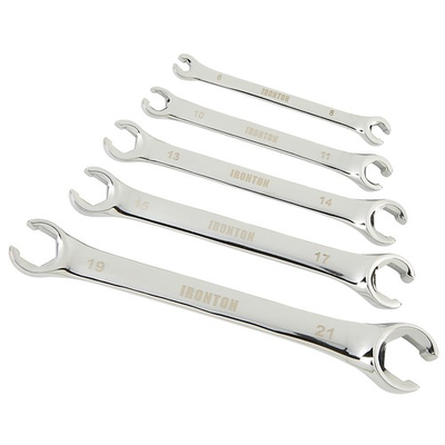 #ad Ironton 5 Pc. Metric Flare Nut Wrench Set $17.99