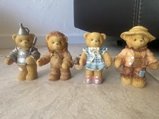 Cherished Teddies Figurines Lot Leo Dorothy Scarecrow Lion 1998 Wizard Of OZ