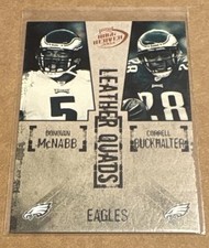 2004 Playoff Hogg Heaven - Leather Quads Donovan McNabb, Correll Buckhalter,...