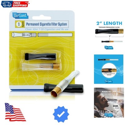 Reusable Cigarette Filter Holder, Portable Filter System, Easy to Clean,  Trus