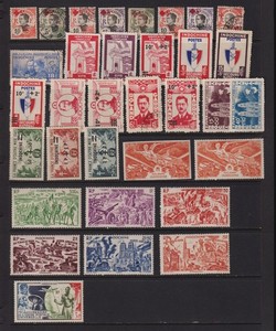 Indochina - Semi-postals and airmails - see scan
