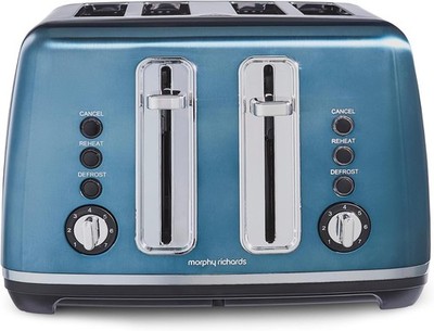 Morphy Richards Accents Toaster 4-Scheiben-Toaster, variable Bräunung, breite Schlitze