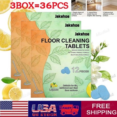 36 Pieces Floor Cleaning Tablets   Powerful Floor Cleaner Cleaning Tablets US