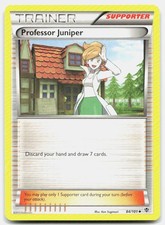 Plasma Blast Professor Juniper 84/101 Lightly Played Pokemon UC Tcg Card