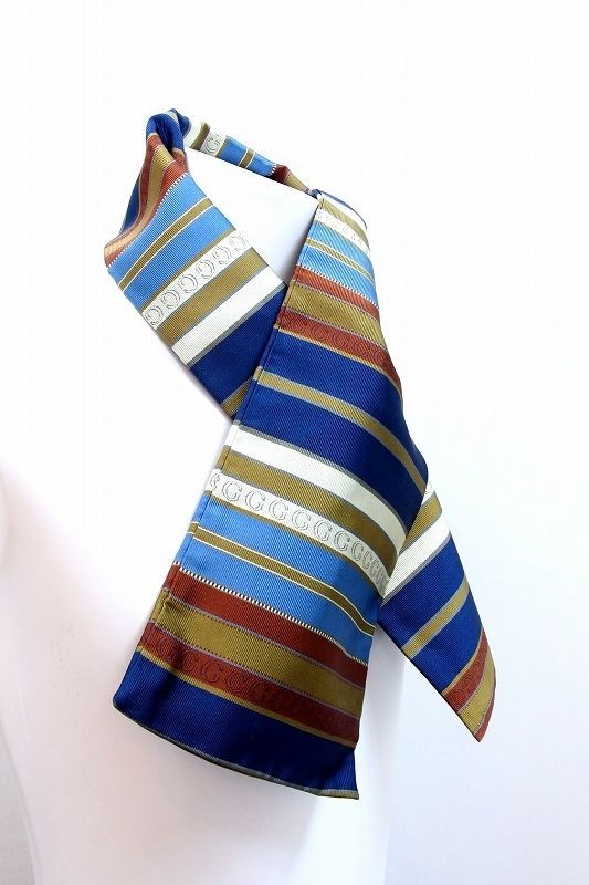 Mint Gucci SCIARPA Rectangular Scarf Blue Multi-C… - image 3