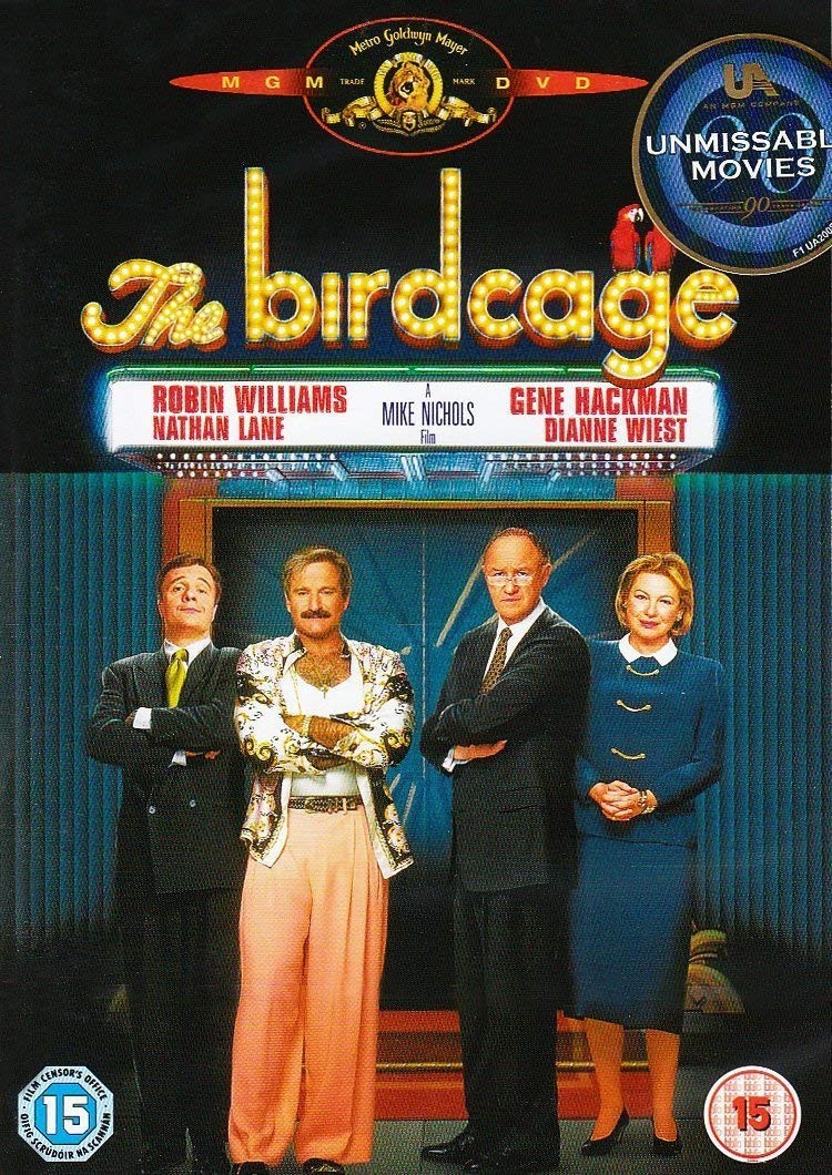 Dvd Piume Di Struzzo / Birdcage - (1996) ⚠️ IMPORT LINGUA ITALIANO ⚠️