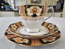 Royal Albert "Heritage" Trio – Tea Cup, Saucer & Side Plate – Bone China England