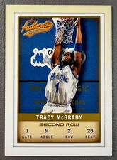 Tracy McGrady 2001-02 Fleer Authentix Basketb...