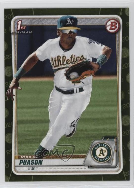 2020 Bowman Prospects Camo Robert Puason #BP-145 15fy