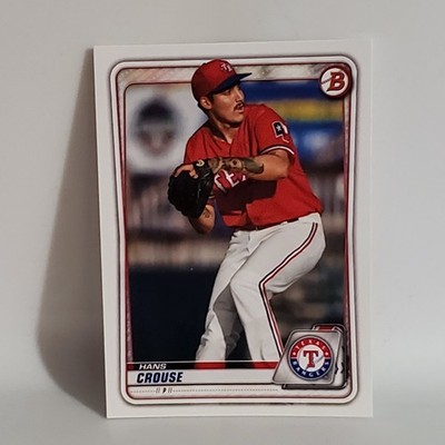 Hans Crouse Texas Rangers 2020 Bowman Topps BD-6