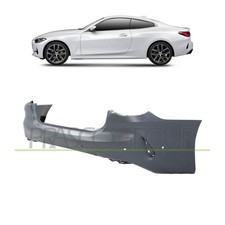 Stoßstange hinten grundiert + 6x PDC für BMW 4er G22 G23 Coupe Cabrio 10/2020 -