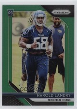 2018 Panini Prizm Rookie Green Prizm Harold Landry #254 1q9