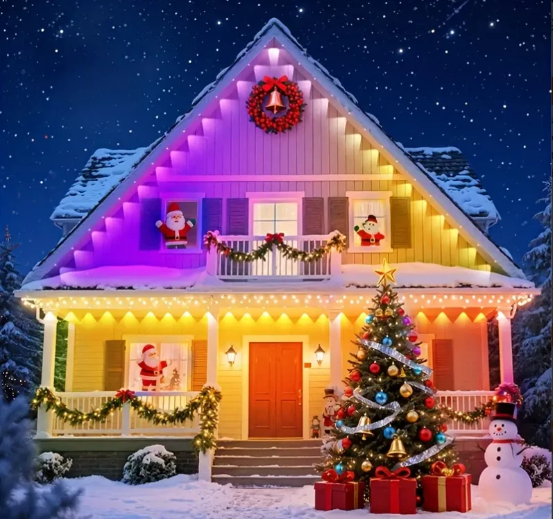 Outdoor Christmas Lights For House 400ft - Image 2 of 4