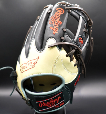 Wing Tip Official Glove Of Mlb Rawlings Japan GOLD Glove HOH Heart
