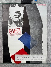 1987 Brith Gof '8961 Songs of Grief and Hope' Welsh experimental theatre poster