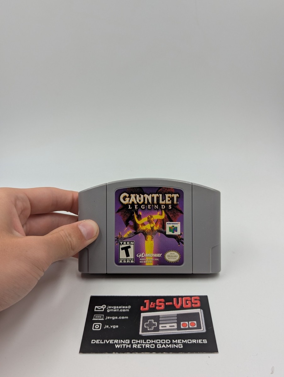 Gauntlet Legends (Nintendo 64, N64, Refurbished Cart Only #4) Free