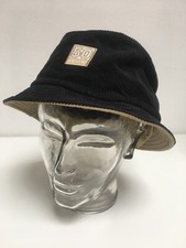 Levis Cord Hut Fischerhut Bucket Hat Vintage 90's 90er Britpop schwarz Gr. M