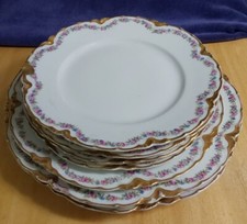 7 Pieces Haviland Limoges Plates Various Sizes Rough Condition Read Description