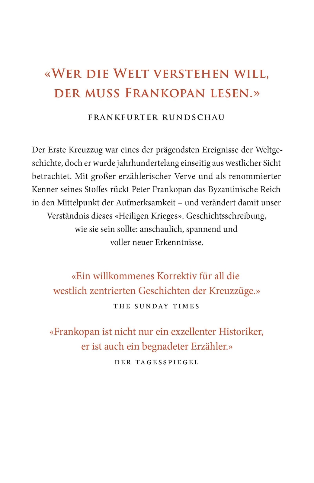 Thumbnail - Kriegspilger | Der Erste Kreuzzug | Peter Frankopan | Deutsch | Buch |