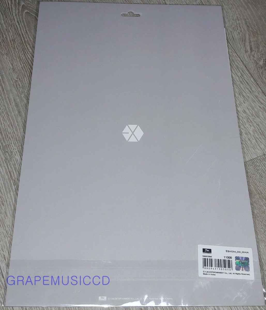 EXO SMTOWN COEX Artium SUM OFFICIAL GOODS SEHUN AUTOGRAPH PHOTO