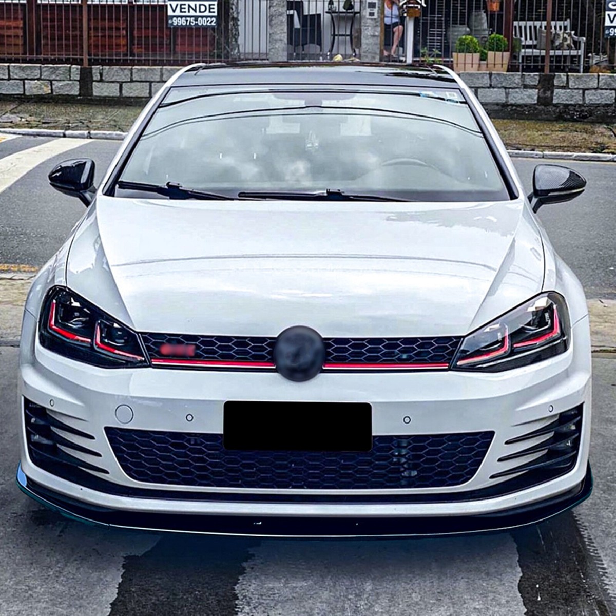 フォルクスワーゲンゴルフ7GTI R-LINE フロントリップ2013-2016 Amazon.com: Front Bumper Splitter Lip for Golf 7 MK7 GTI R