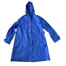 Capelli blue rain jacket size small