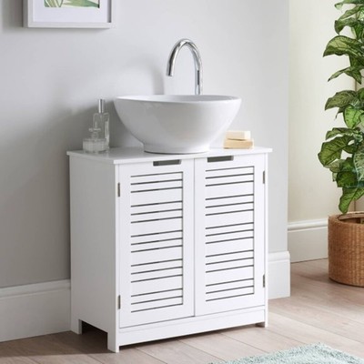 New Harbour Under Sink Cabinet Useful Storage To Your Bathroom W60 X D30 X H60cm Ebay
