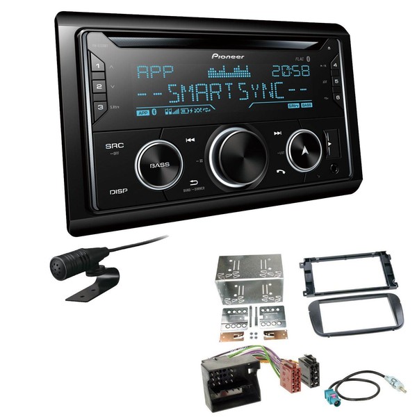 Pioneer Autoradio Bluetooth Einbauset FüR Ford Galaxy Facelift Ab 2007 Schwarz-image