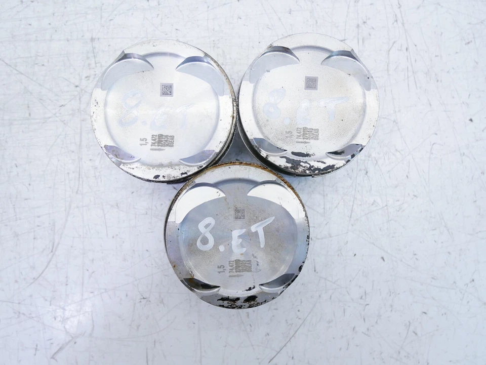 3x pistones para Seat Audi Leon A3 2019 1,5 TFSI DADA 150HP Foto 2 de 2