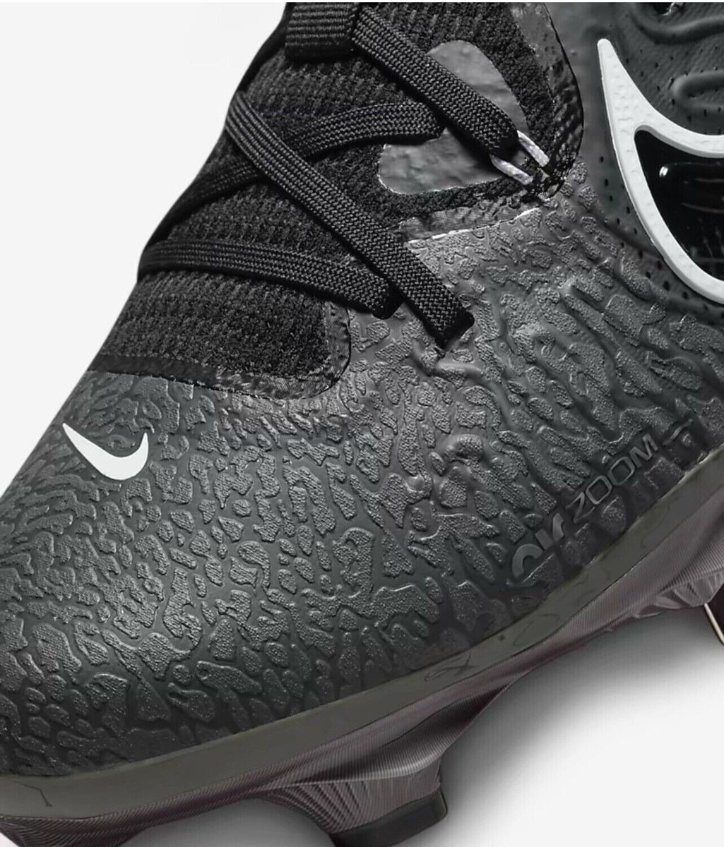 Nike Alpha Huarache NXT Black Grey Baseball Cleats DJ6517-010 Sz 7.5 NEW Nike Alpha Huarache NXT Mid Black & Grey Baseball Cleats Sz  main image 2