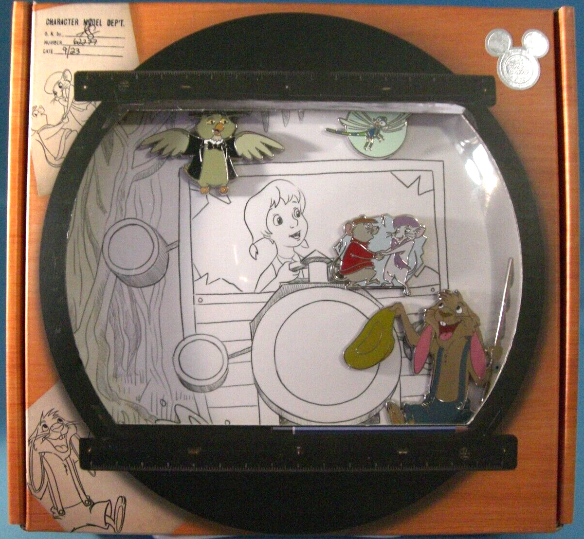 Disney D23 Expo 2022 Exclusive RESCUERS 45th Anniversary Animator