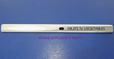 NEW GENUINE OEM GE KENMORE WR17X2638 REFRIGERATOR BIN PAN HANDLE FRUITS N VEGIES