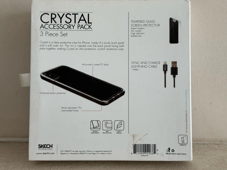 Cargador SKECH Lightning Certificado MFI 1 metro Cable Cable Cable para iPhone 14 Pro 13 SE Foto 2 de 2