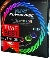 TOSY Flying Disc - 16 Million Color RGB or 36 Leds, Extremely Bright, Smart Mode