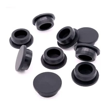 Blak Silicone Rubber Stopper Plug Blanking End Cap Tube Pipe Insert Bung 9-140mm