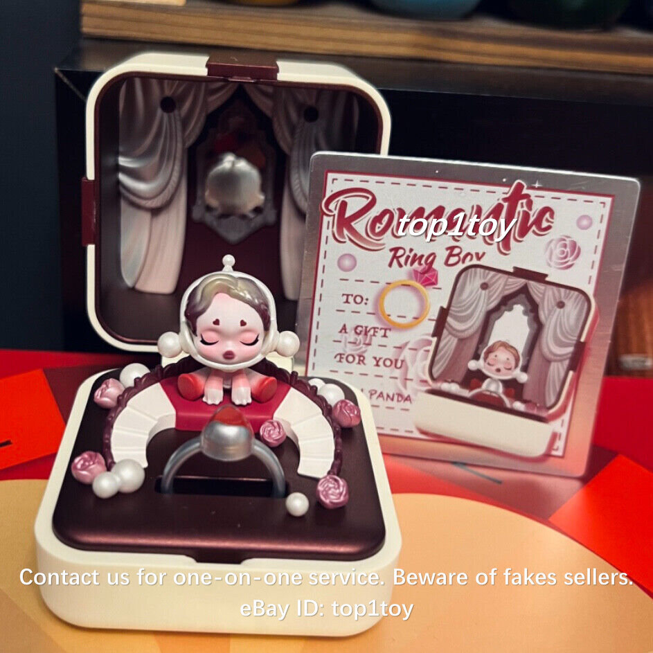 POP MART Skullpanda Romantic Ring Box Series Secret Mini