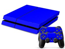 Sony PS4 PLAYSTATION 4 Skin Design Sticker Screen Protector Set - Blue Motif