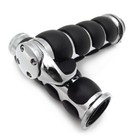 Billet Aluminum Hand Grip 25mm For Harley Softail Fat Boy FLSTF/ Honda Shadow 60