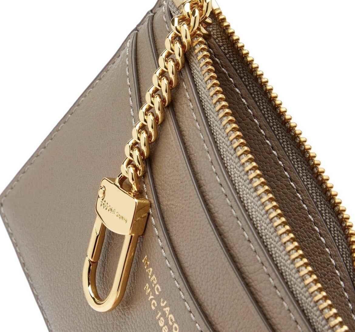 Marc Jacobs S176L03FA22 The Top Zip Wristlet Wallet Leather
