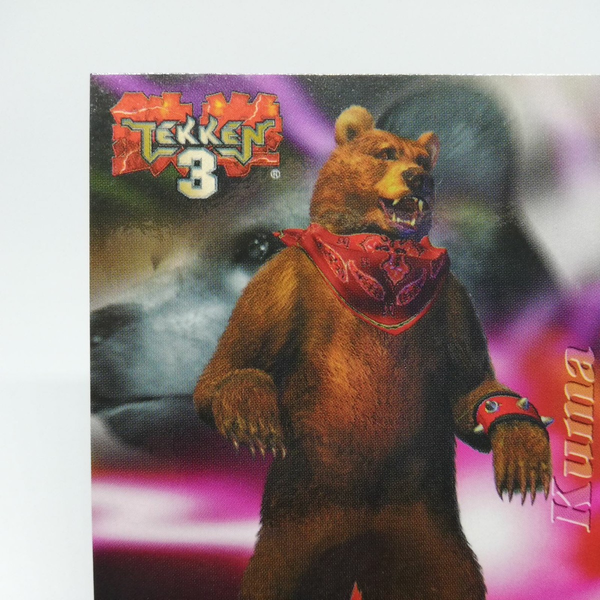 074 kuma Bear TEKKEN3 Namco Official Collection Card EPOCH Japan